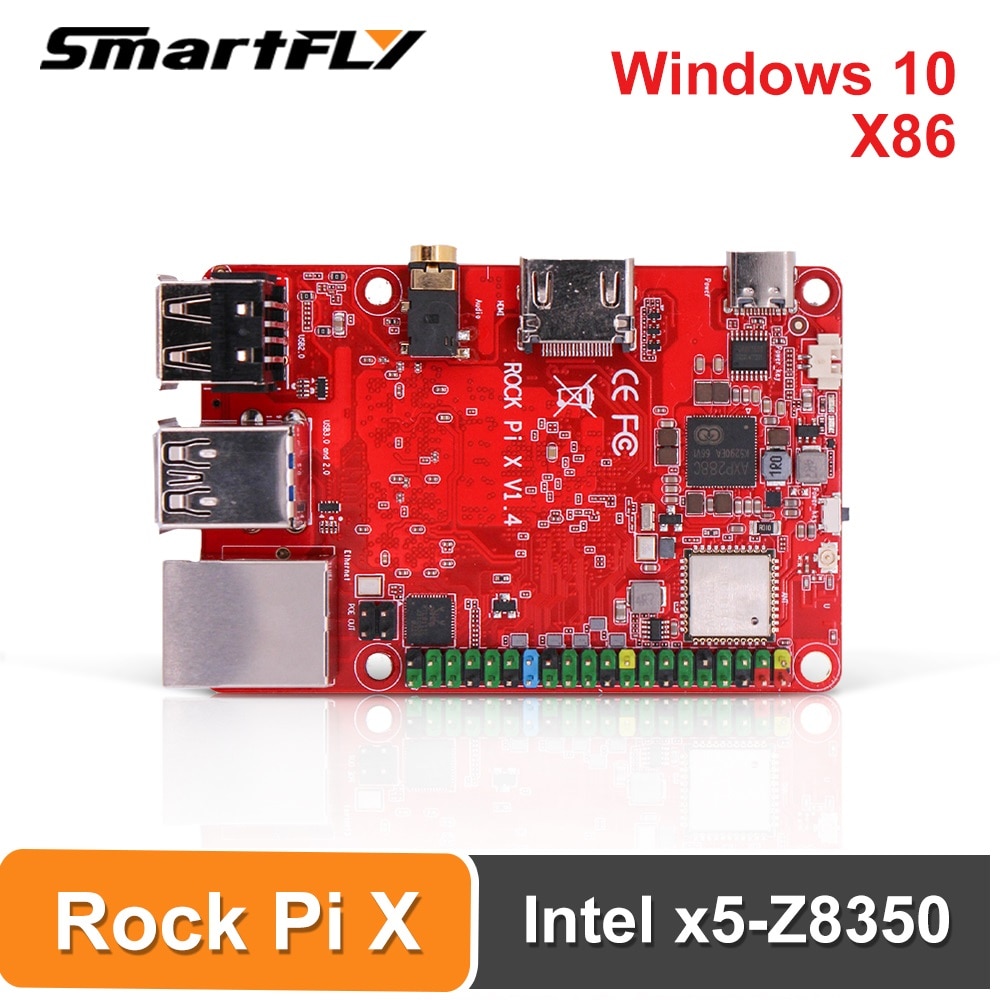 Smartfly Tech ROCK PI X B 4GB 濭 SBC Intel A..